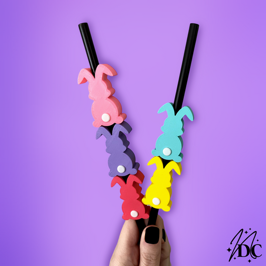 Bunny 3D Straw Topper