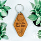 Off to the Plant Store Keychain