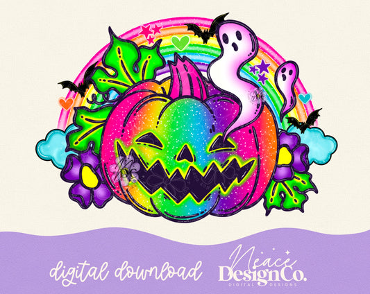 LF Ghost Pumpkin Digital PNG