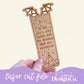 To The Stars Who Listen Bookmark Laser Cut Files