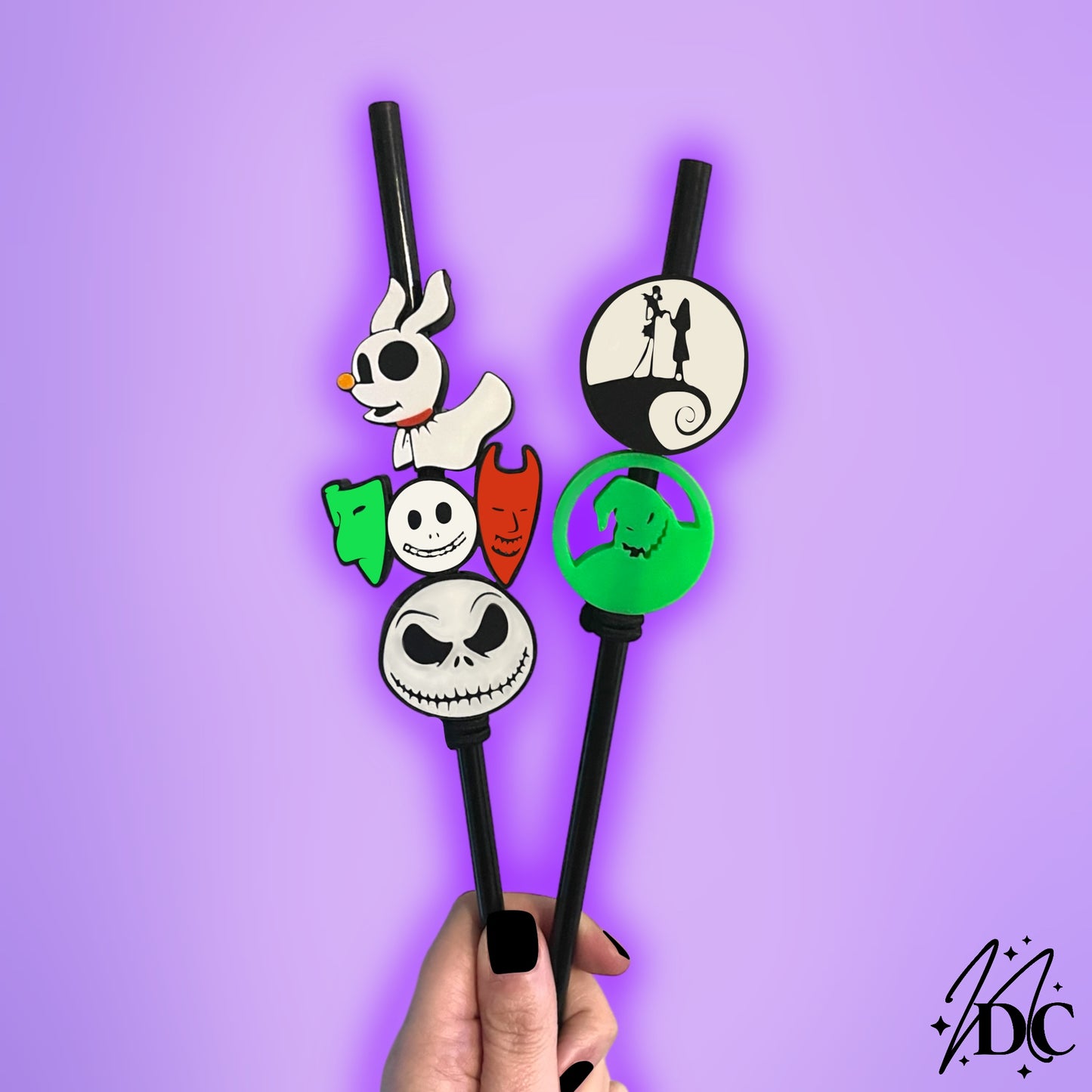 Nightmare Before Christmas 3D Straw Topper