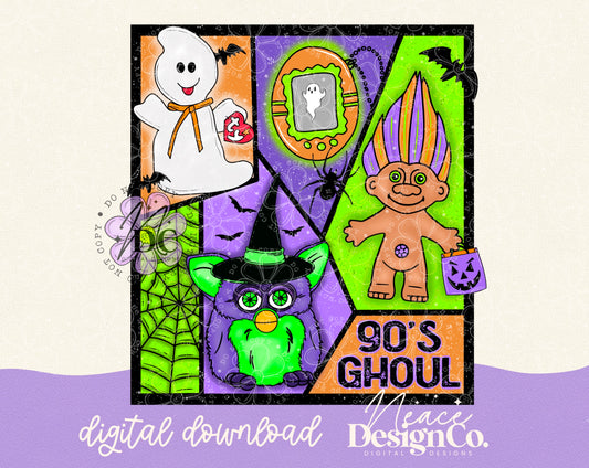 90’s Ghoul Digital PNG