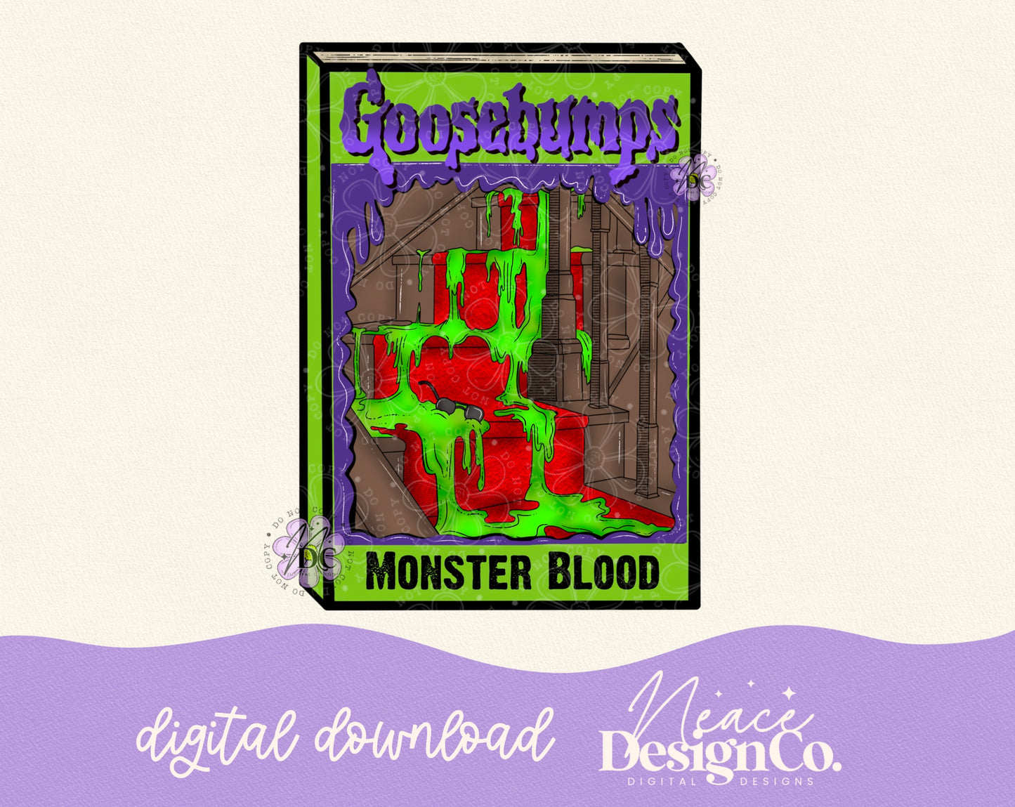 Goosebumps Monster Blood Digital PNG