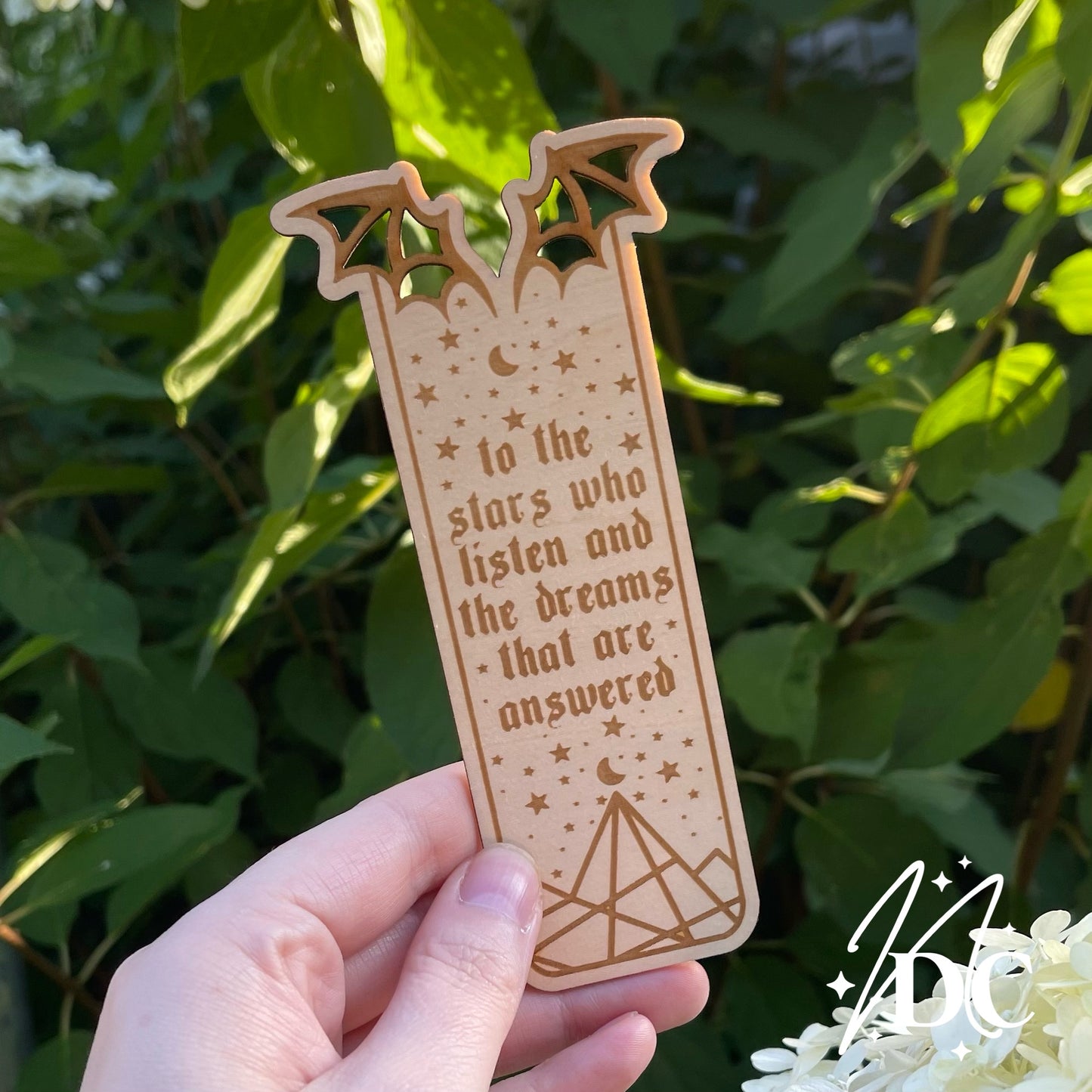 To the Stars Who Listen Wood Bookmark