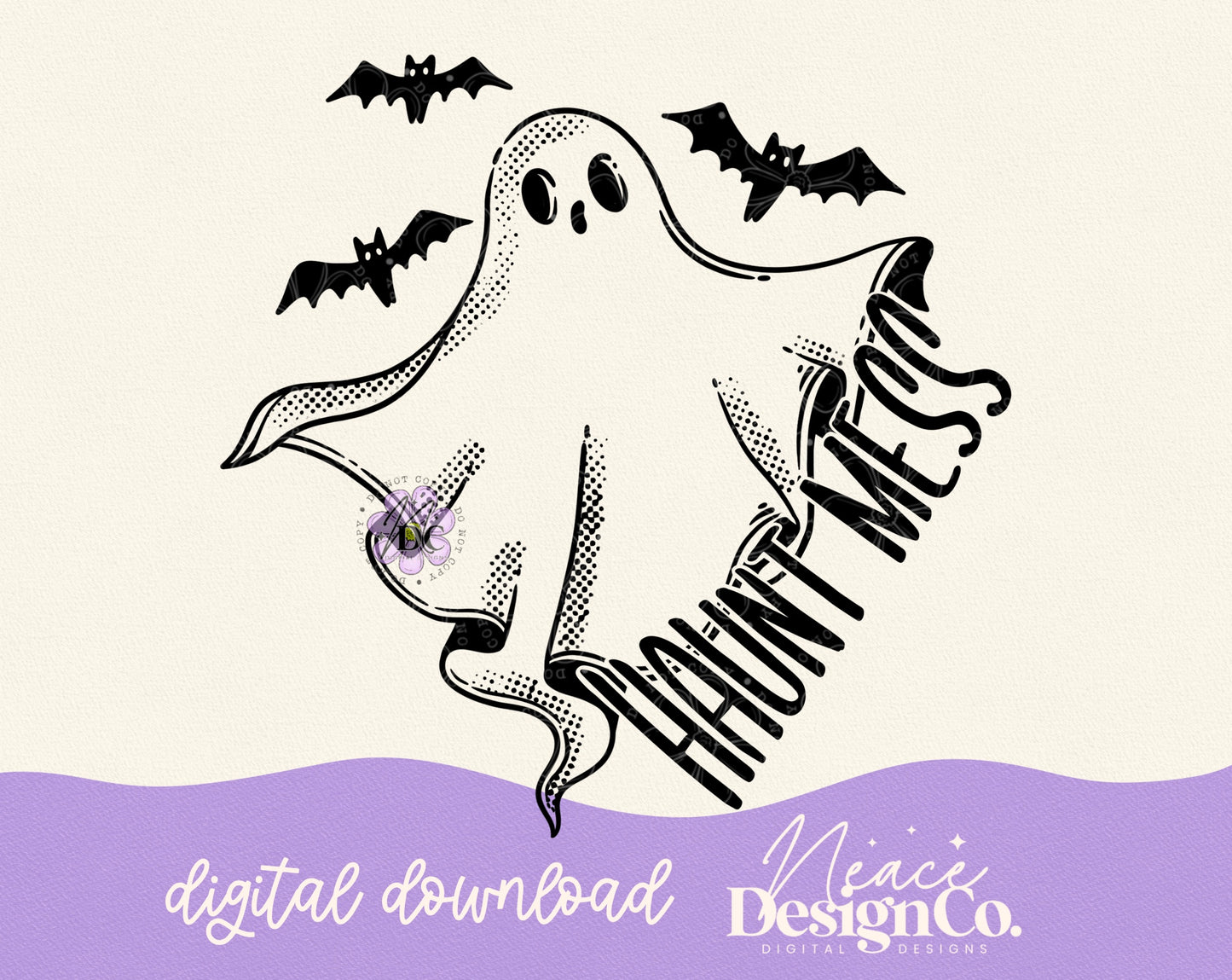 Haunt Mess Ghost Digital PNG