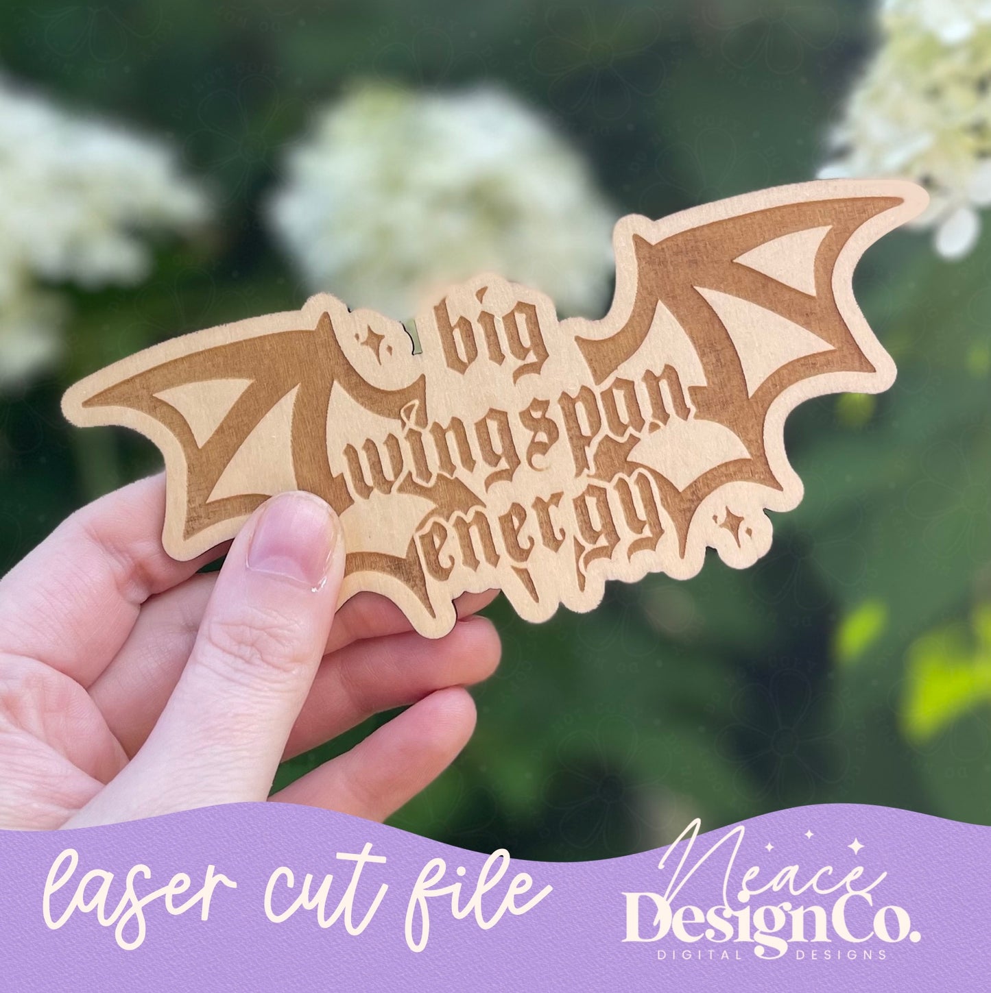 Big Wingspan Energy Bookmark Laser Cut Files