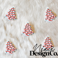 Christmas Tree Cakes 3D Straw Topper