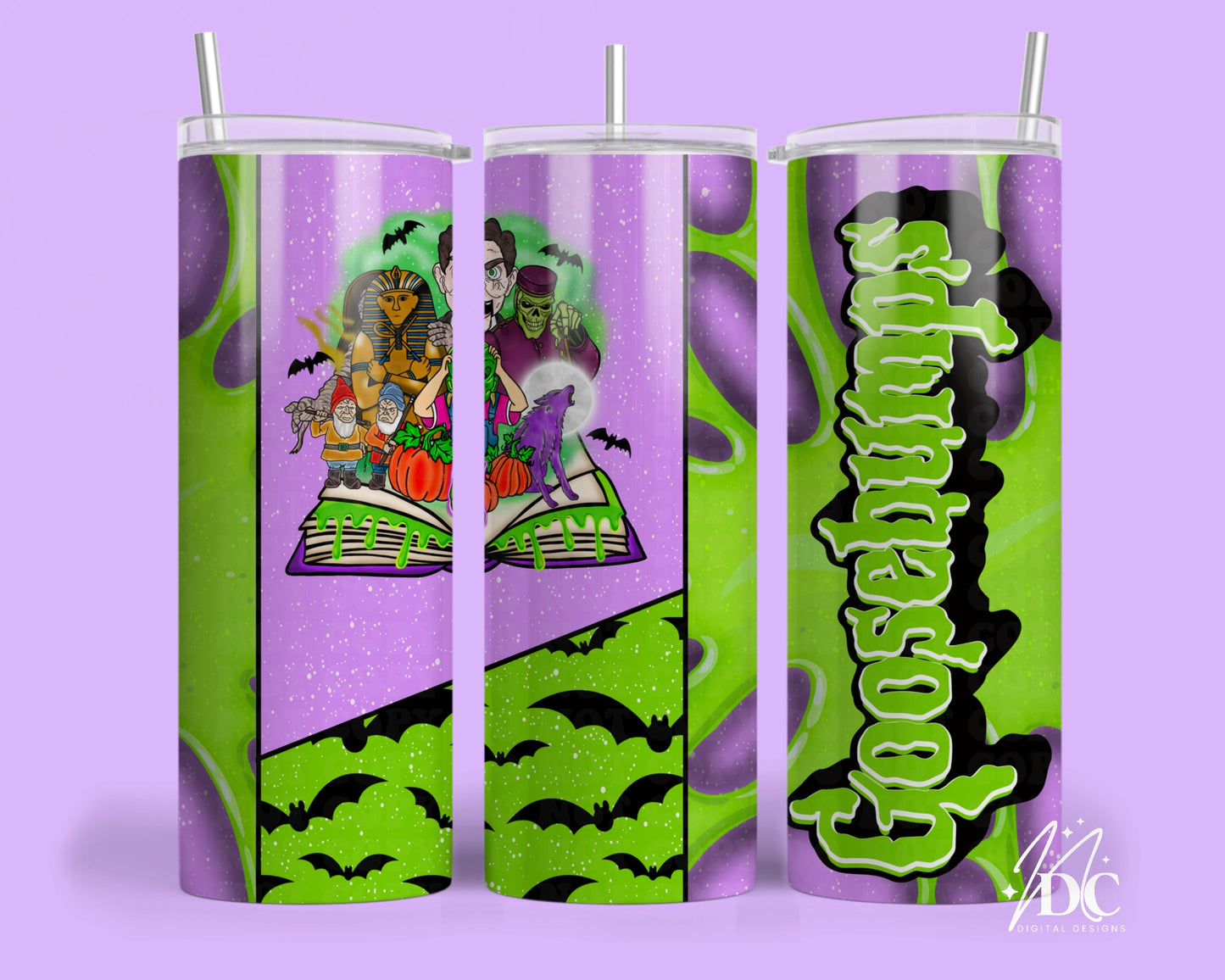 Goosebumps Book Mashup Tumbler Digital PNG