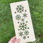 Snowflake Bleaching Stencil