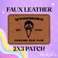 Woodsboro Leatherette Hat Patch With Adhesive Backing