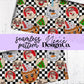 Christmas Cookies Faux Embroidery Seamless Digital PNG