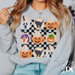 Halloween Cookies Faux Embroidery Digital PNG