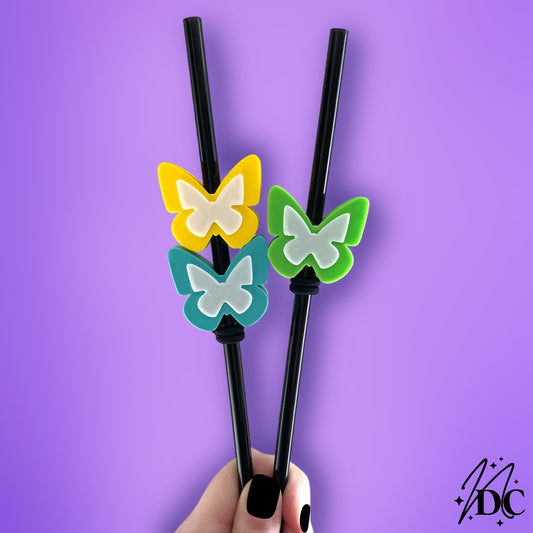 Butterfly 3D Straw Topper