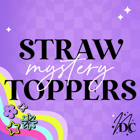 Mystery 3D Straw Topper