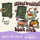 Second Breakfast Book Club w/Pocket Digital PNG