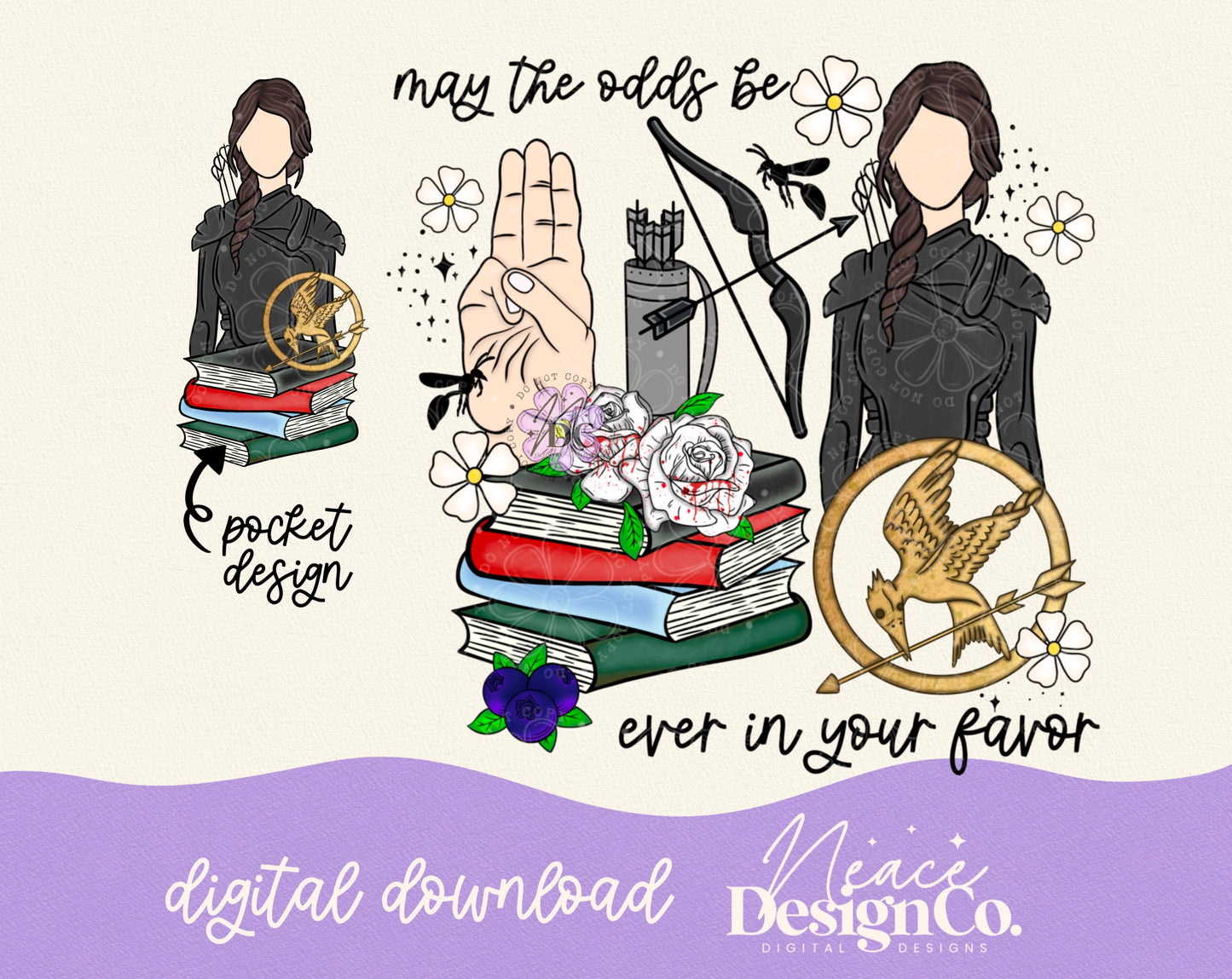 May the Odds be Ever in Your Favor w/Pocket Digital PNG