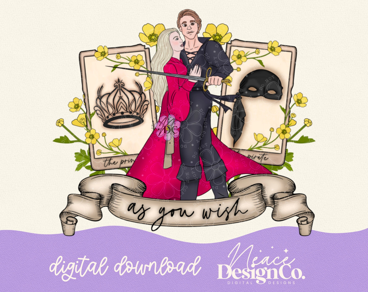 As You Wish Princess Bride Digital PNG