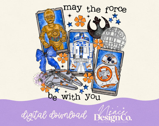 May the Force be With You Digital PNG