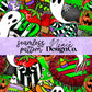 Halloween Sweets Mashup Seamless Digital PNG