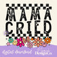 Mama Cried Floral Retro Digital PNG