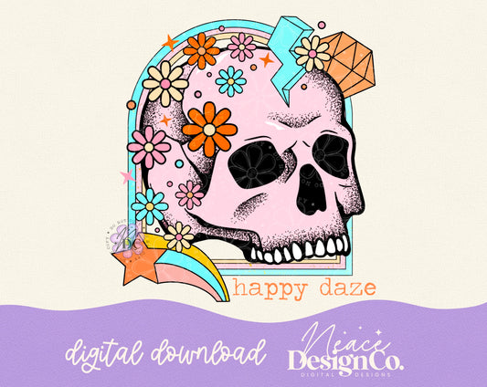 Happy Daze Digital PNG