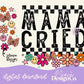 Mama Cried Floral Retro with Sleeve Digital PNG