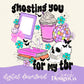 Ghosting You For My TBR Bright Digital PNG