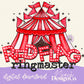 Red Flag Ringmaster Typewriter Digital PNG