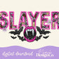 Slayer Faux Embroidery Digital PNG