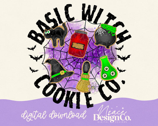 Basic Witch Cookie Co. Digital PNG