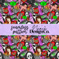 Scream Mashup Seamless Pattern Digital PNG