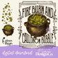 Fire Burn and Cauldron Bubble with Sleeve Digital PNG