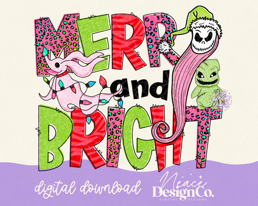 NBC Merry and Bright Digital PNG
