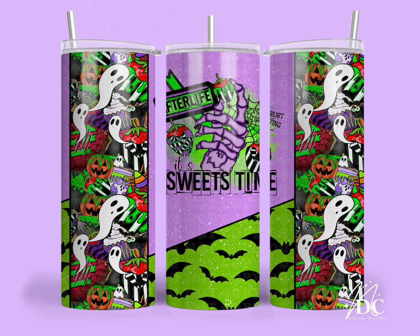 It’s Sweets Time Tumbler Digital PNG