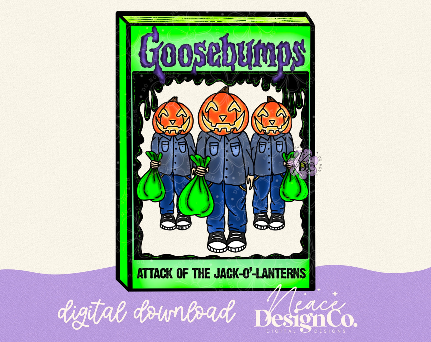 GB Attack of the Jack O Lanterns Digital PNG