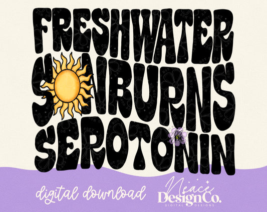 Freshwater Sunshine Serotonin Digital PNG