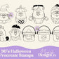 90’s Halloween Procreate Stamps