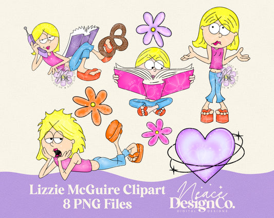 Lizzie McGuire Digital Clip Art