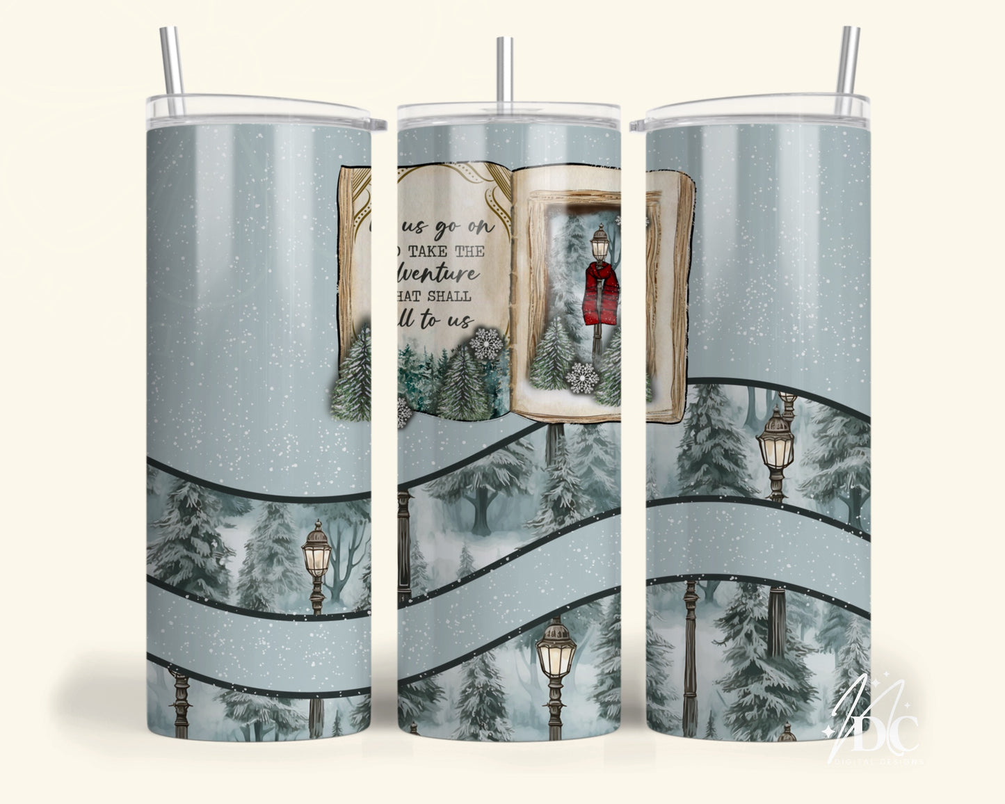 Narnia Book Adventure Tumbler Digital PNG