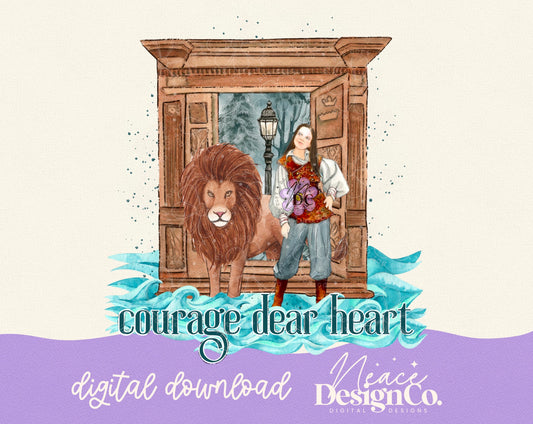 Narnia Courage Dear Heart Digital PNG