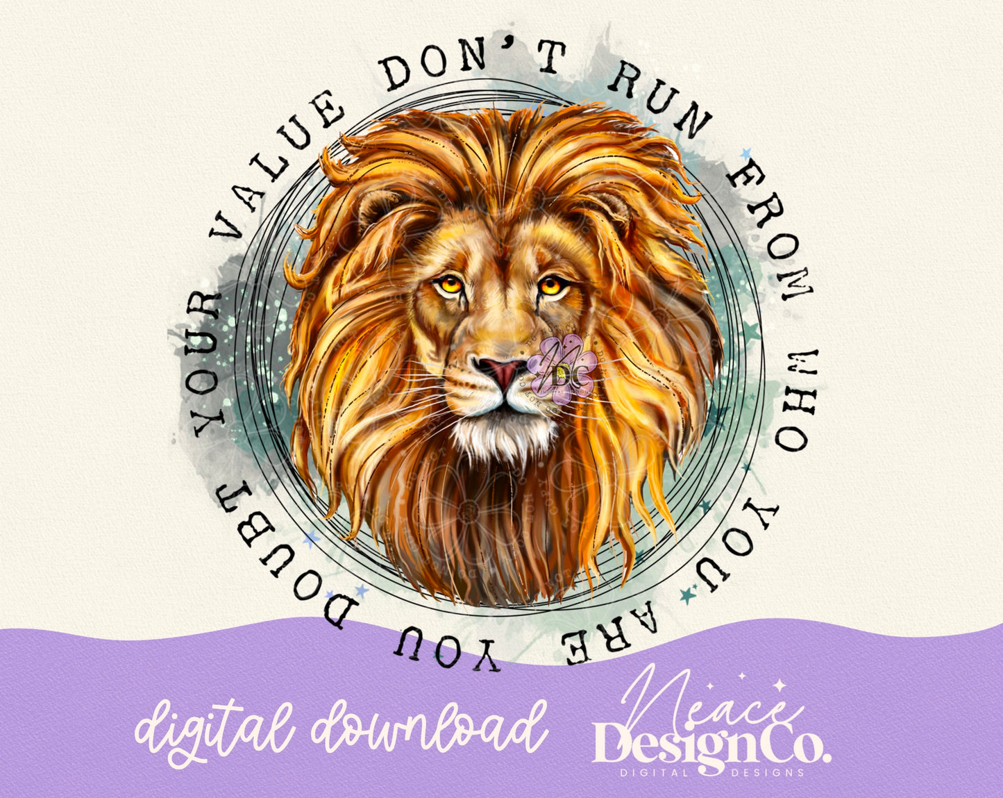 Narnia Don’t Run From Who You Are Digital PNG