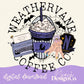 Wednesday Weathervane Coffee Co. Digital PNG