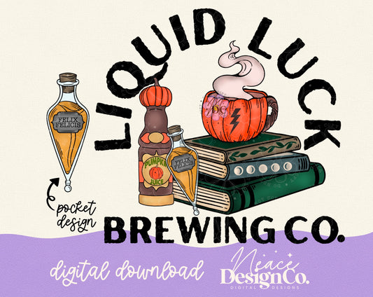 HP Liquid Luck Brewing Co. Digital PNG