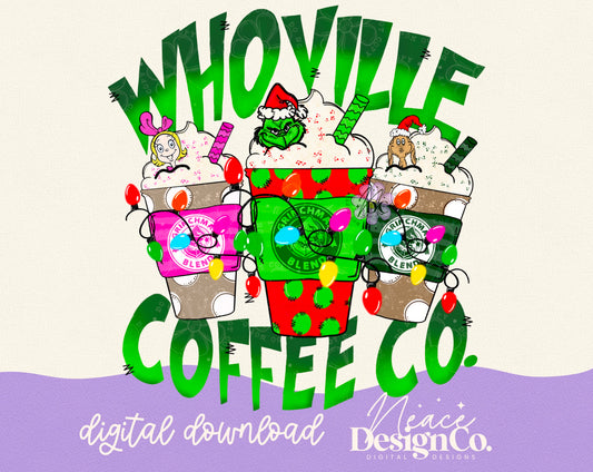 Whoville Coffee Co. Digital PNG