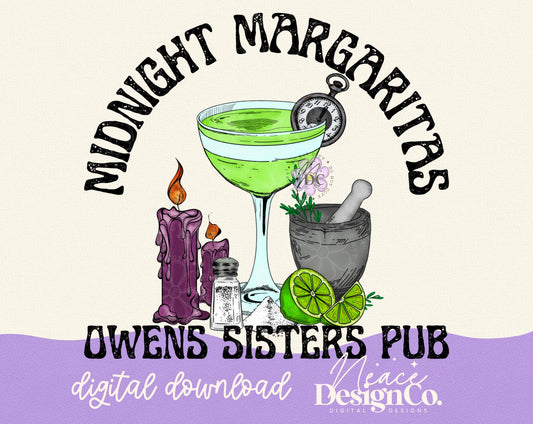 Midnight Margaritas Digital PNG