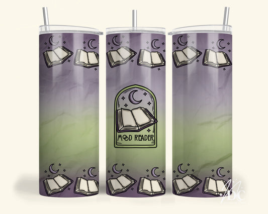 Mood Reader Tumbler Wrap Digital PNG