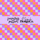 Groovy Checkered Seamless Digital PNG