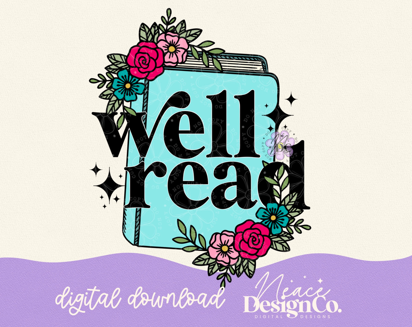 Well Read Book Digital PNG