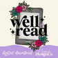 Well Read Kindle Digital PNG