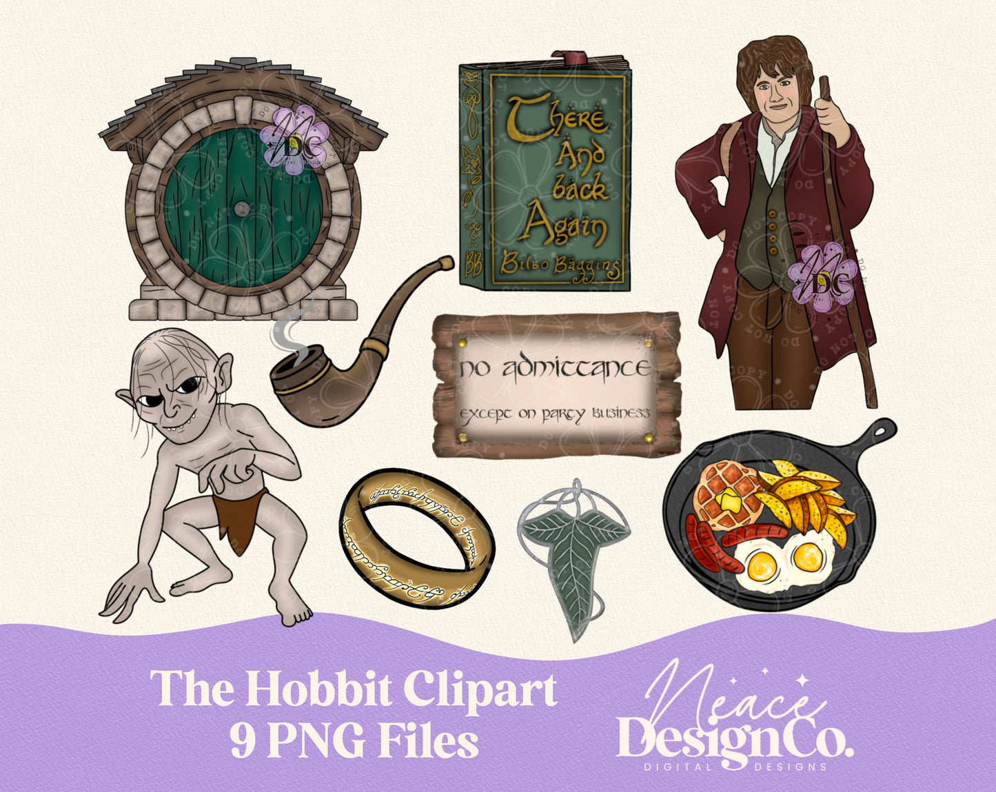 The Hobbit Digital Clip Art